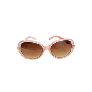 Vintage Kenneth Jay Lane KJL-41238 Blush Retro Sunglasses Jackie O Pink Bling